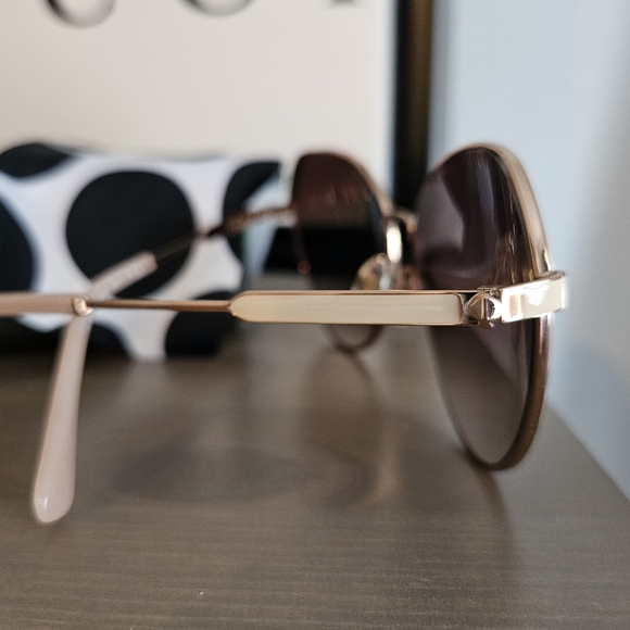 Kate Spade Light Pink / Rose Gold Sunglasses - Picture 6 of 8